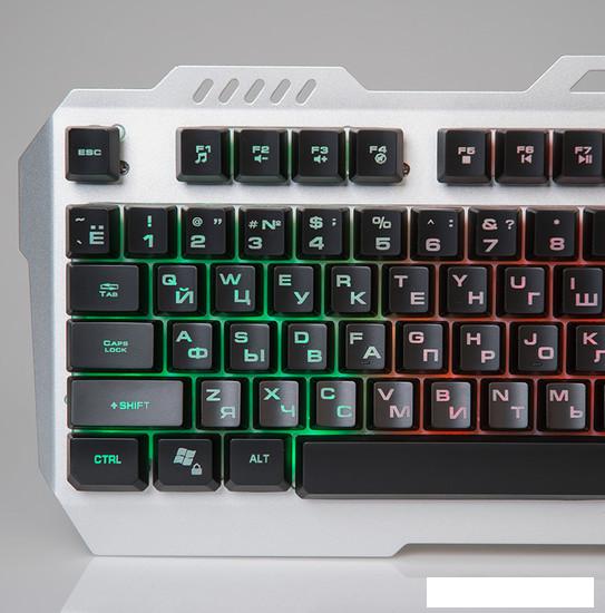 Клавиатура Nakatomi KG-35U (серебристый)