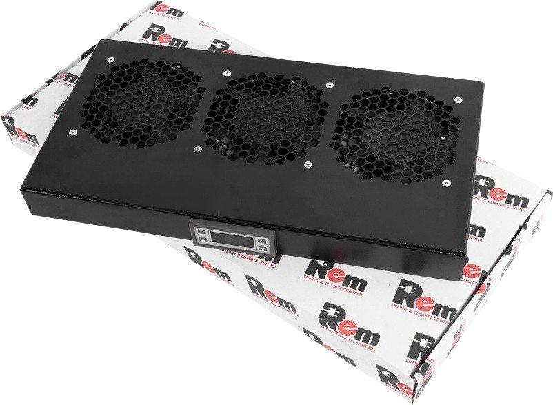 Блок вентиляторов для серверного шкафа Rem R-FAN-3K-1U-9005