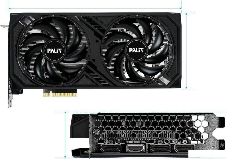 Видеокарта Palit GeForce RTX 4060 Dual OC NE64060T19P1-1070D