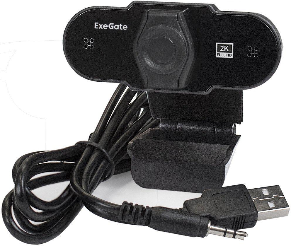Веб-камера ExeGate BlackView C931 2K Tripod