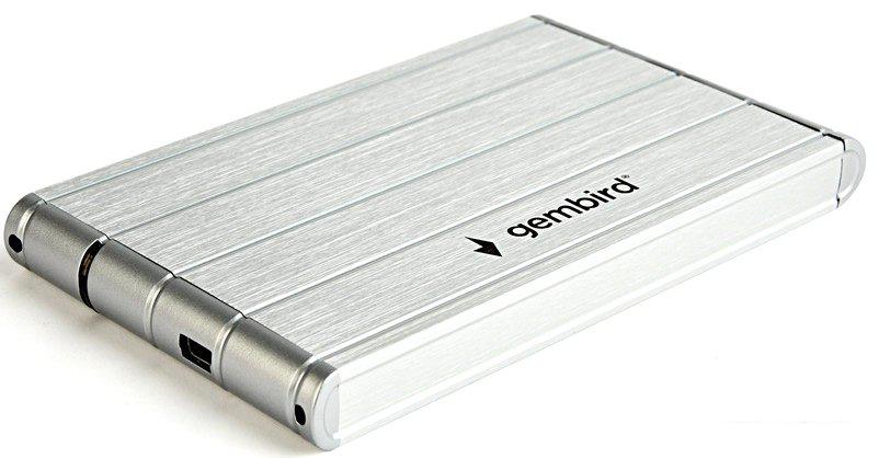 Бокс для накопителей 2.5" Gembird EE2-U3S-5-S (серебристый)
