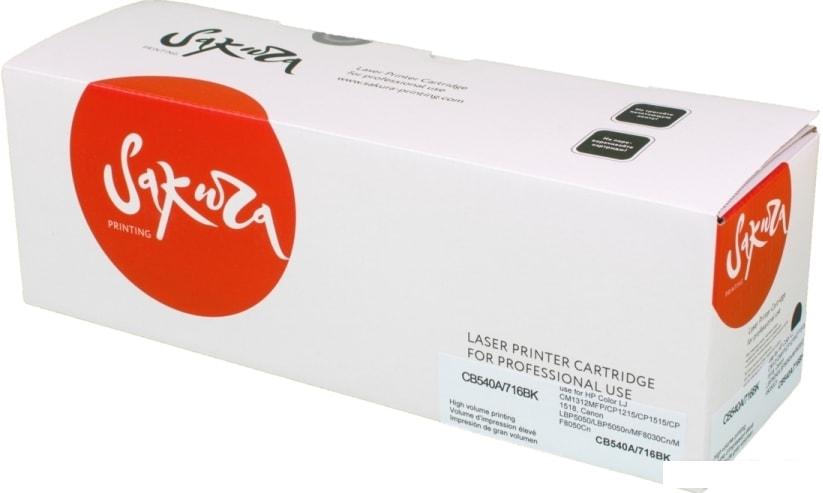 Картридж Sakura Printing SACB540A/716Bk (аналог HP CB540A/716Bk) Картридж Sakura Printing SACB540A/716Bk (аналог HP CB540A/716Bk)