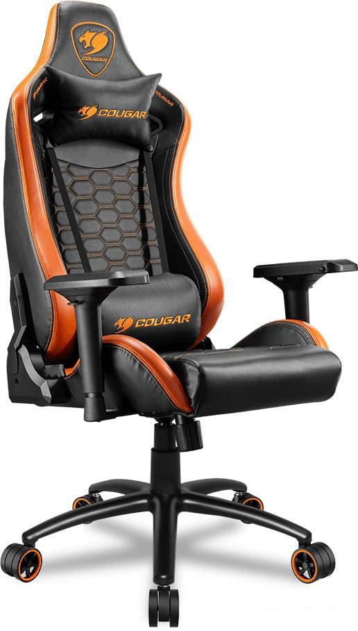 Игровое (геймерское) кресло Cougar Outrider S (черный/оранжевый)