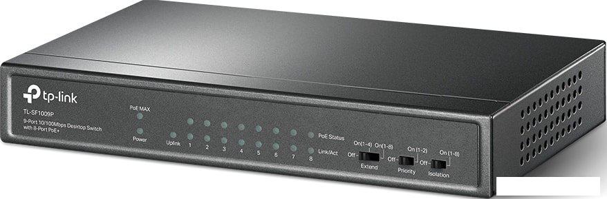 Неуправляемый коммутатор TP-Link TL-SF1009P