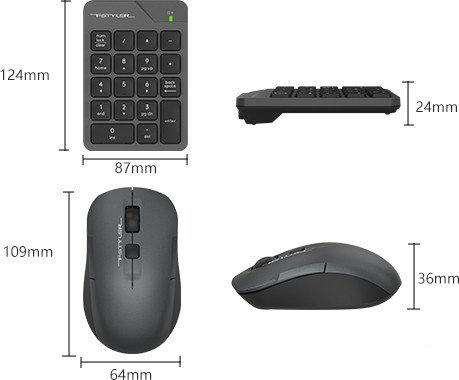 Офисный набор A4Tech Fstyler FG1600C Air