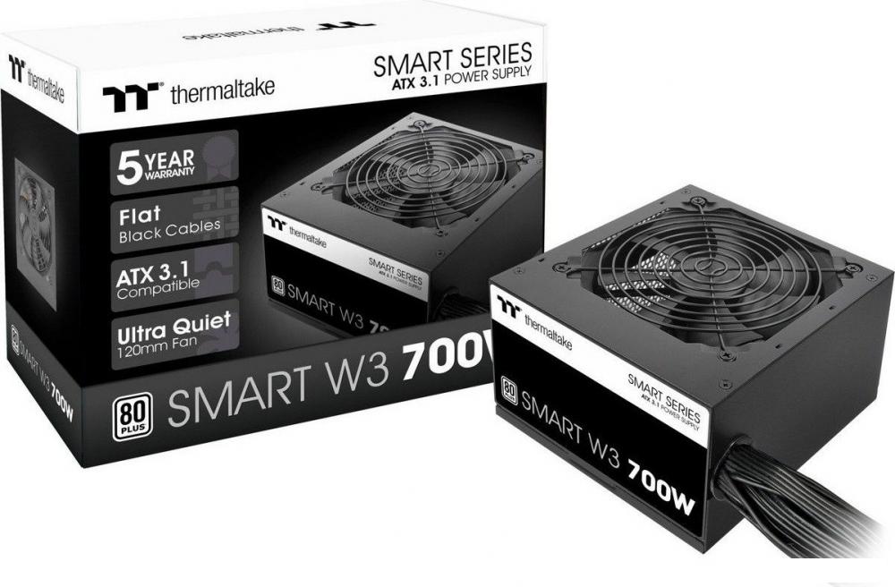 Блок питания Thermaltake Smart W3 700W PS-SPW-0700NNFAWE-1
