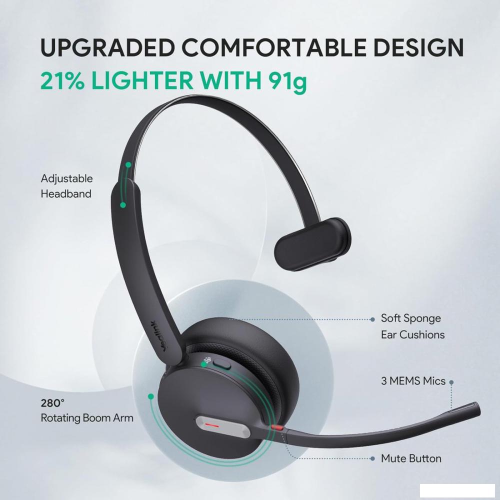 Офисная гарнитура Yealink BH70 Mono UC USB-A