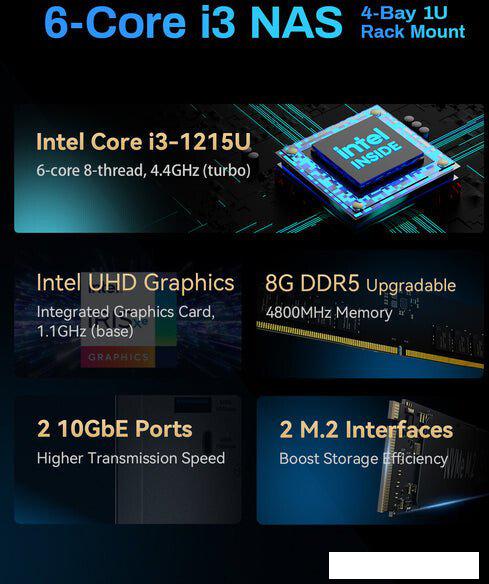 Сетевой накопитель TerraMaster U4-500