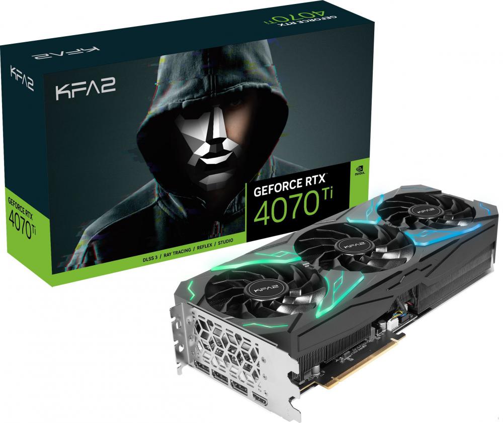 Видеокарта KFA2 GeForce RTX 4070 Ti ST 1-Click OC 12GB GDDR6X 47IOM7MD6MSK