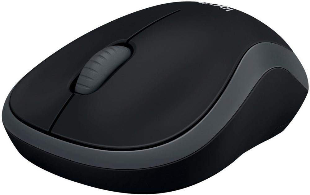 Мышь Logitech M185 (черный/серый)