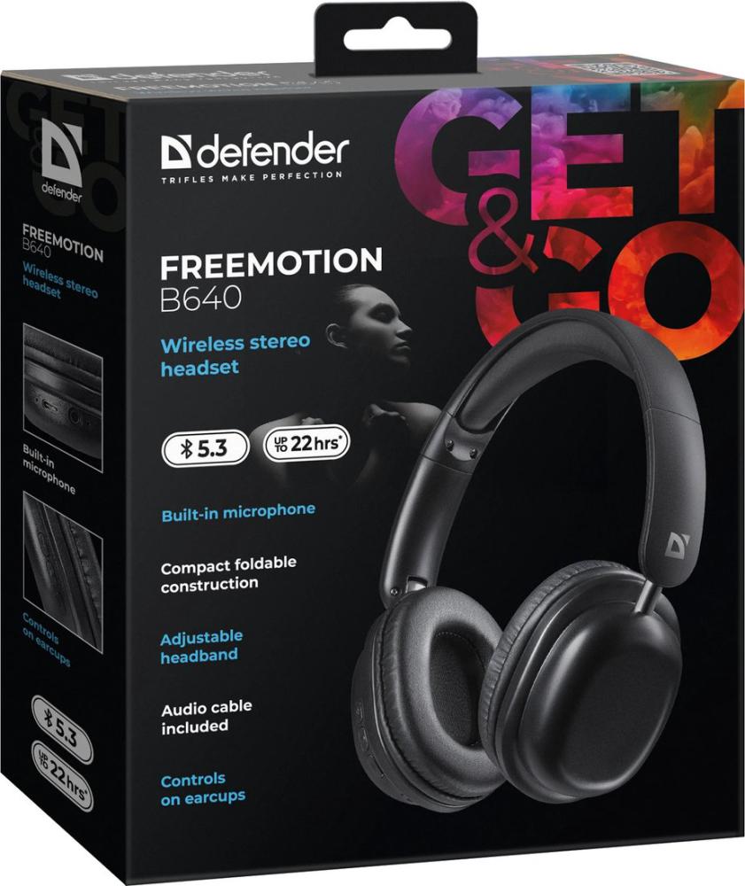 Наушники Defender FreeMotion B640 (черный)