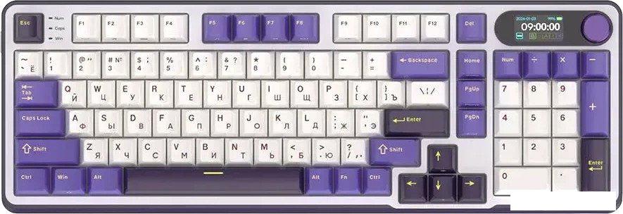 Клавиатура Royal Kludge RK-S98 RGB Blackberry (RK Brown)