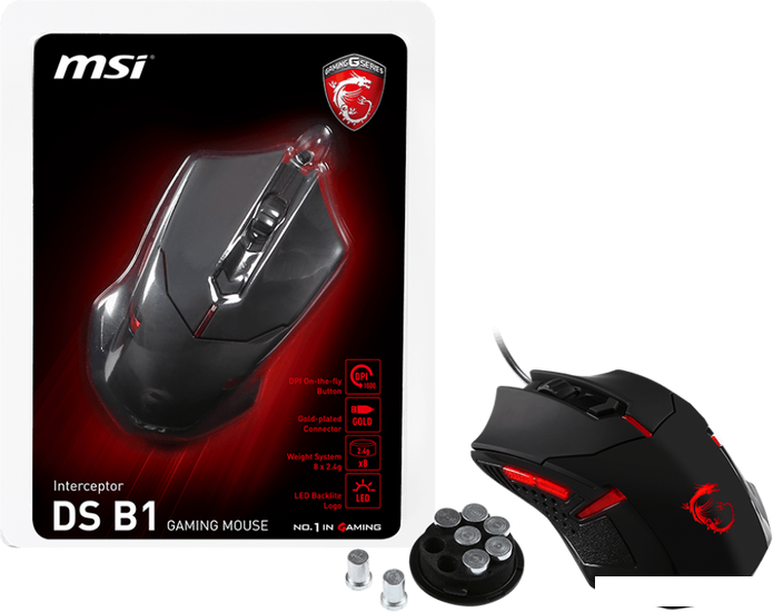 Мыши MSI Interceptor DS B1