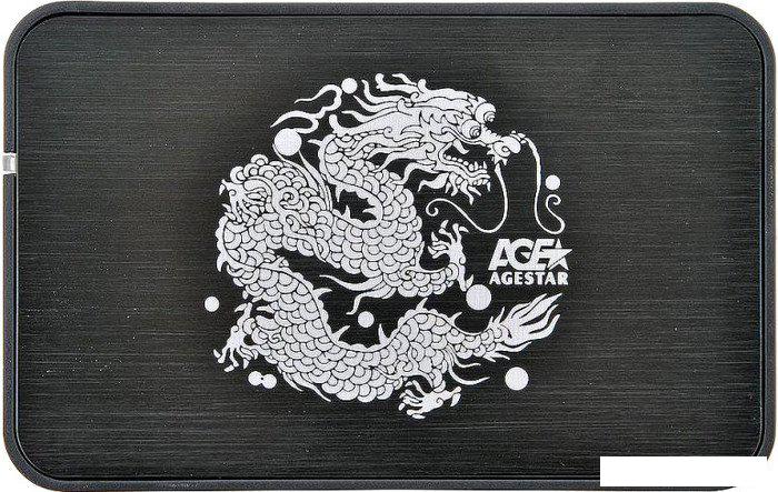 Бокс для накопителей 2.5" AgeStar 3UB2A8 Black