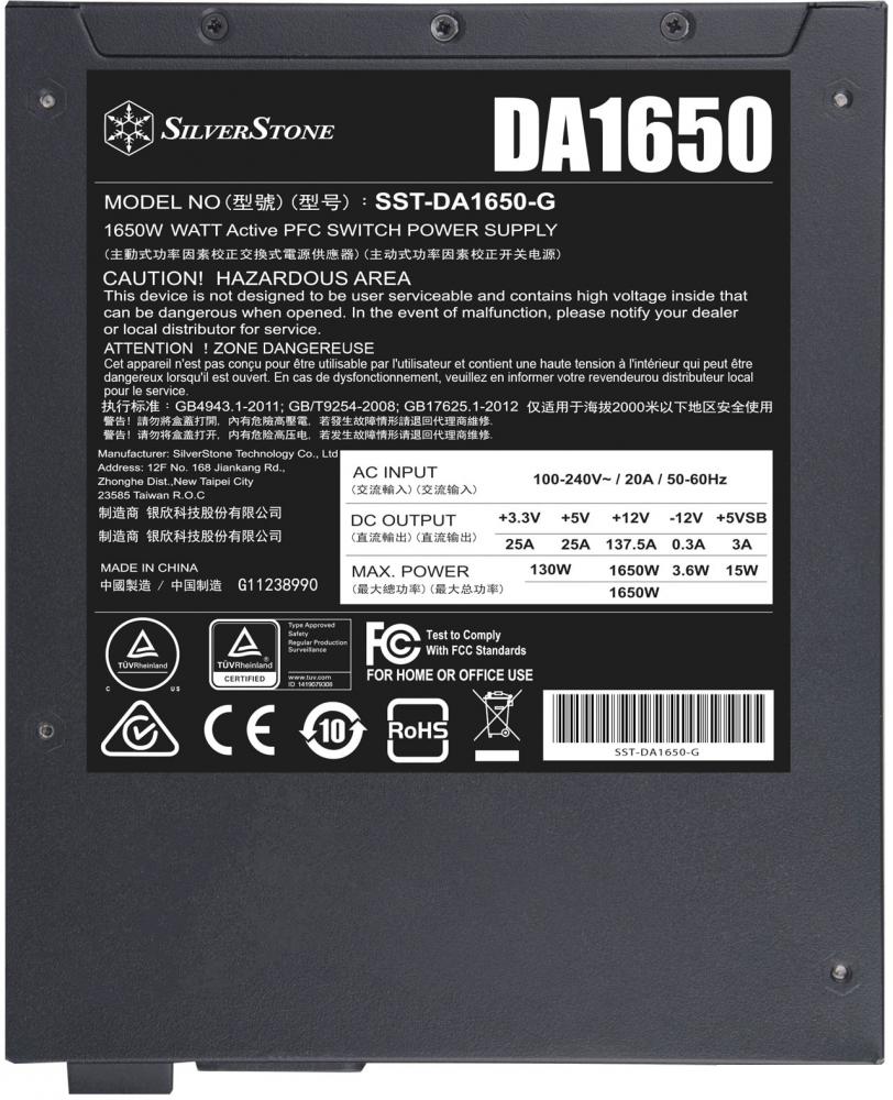 Блок питания SilverStone DA1650-G