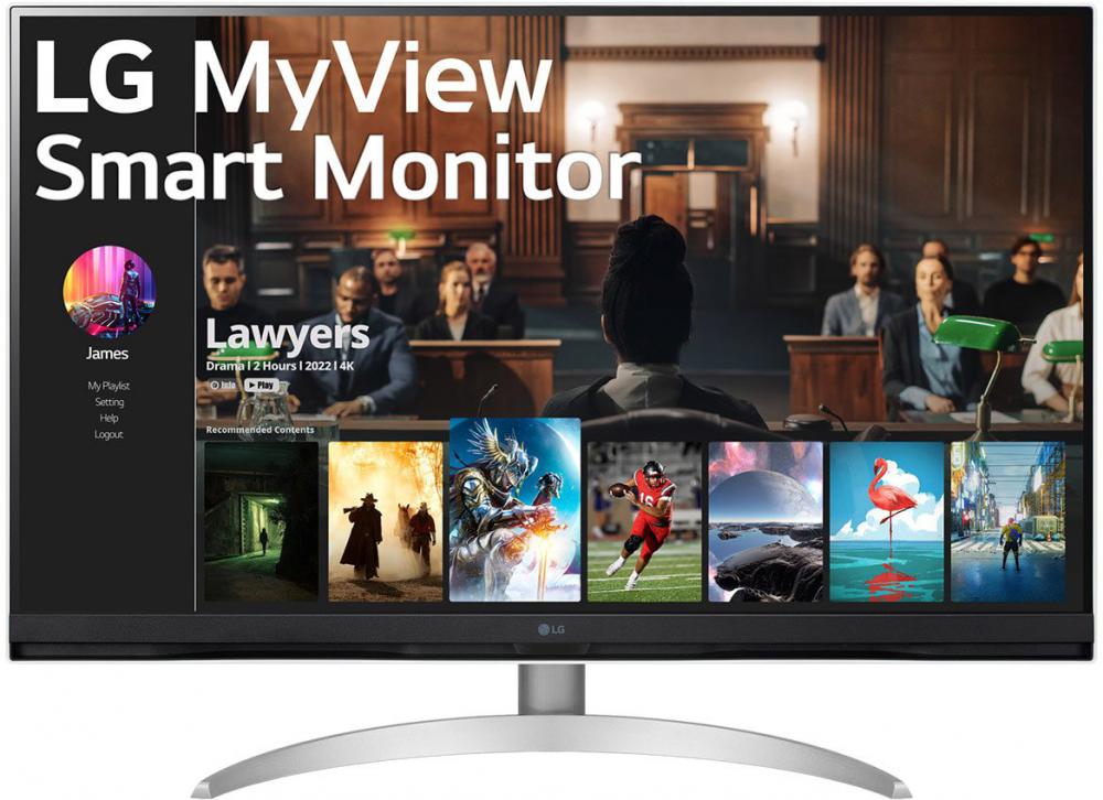 Smart монитор LG MyView Smart Monitor 32SQ700S-W Smart монитор LG MyView Smart Monitor 32SQ700S-W