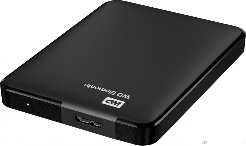 Внешний накопитель WD Elements Portable 1TB (WDBUZG0010BBK)