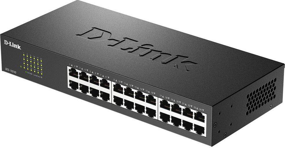 Неуправляемый коммутатор D-Link DES-1024D/H2A