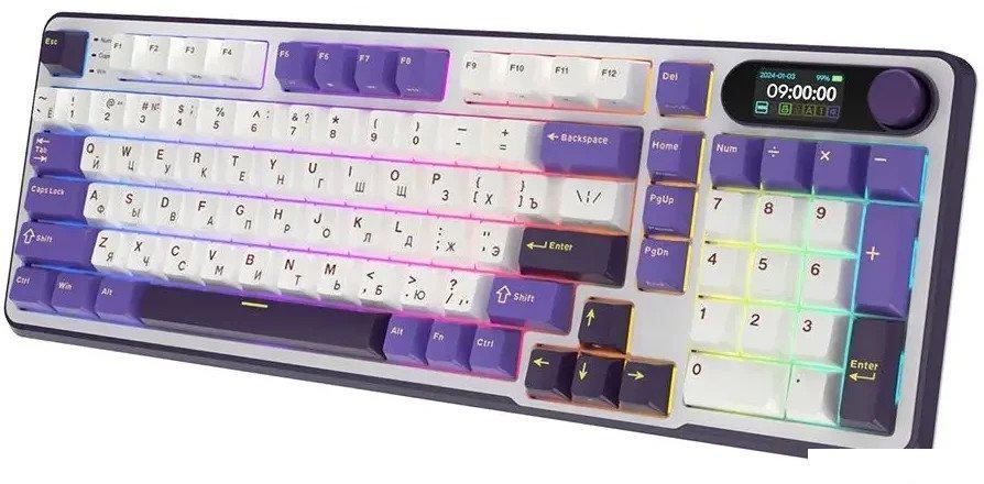 Клавиатура Royal Kludge RK-S98 RGB Blackberry (RK Brown)