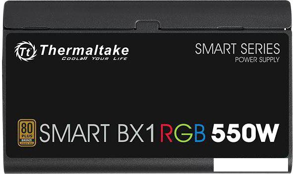 Блок питания Thermaltake Smart BX1 RGB 550W SP-550AH2NKB-2