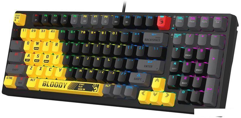 Клавиатура A4Tech Bloody S98 Sports Lime (Bloody BLMS Red)