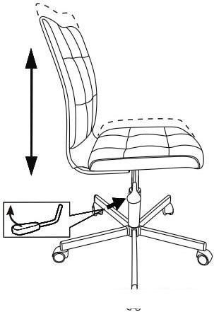 Офисное кресло Бюрократ CH-330M/LT-27 (темно-синий)