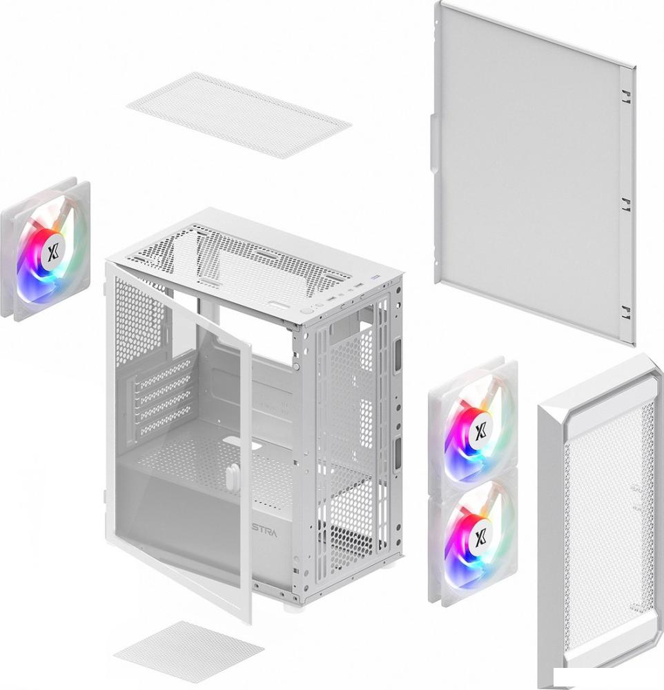 Корпус XASTRA A303M 3FRGB (белый)