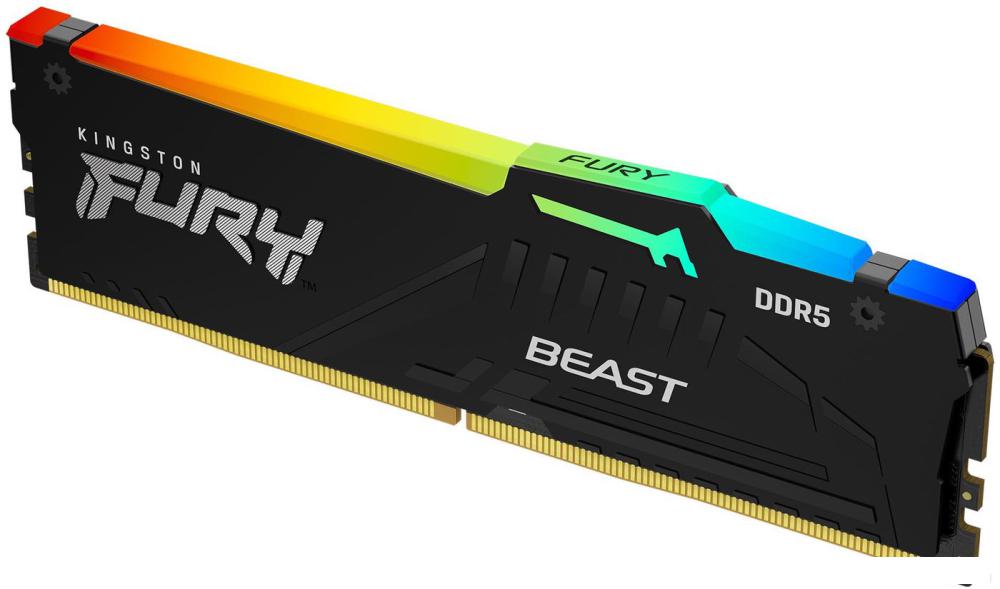 Оперативная память Kingston FURY Beast RGB 32ГБ DDR5 6000 МГц KF560C36BBE2A-32