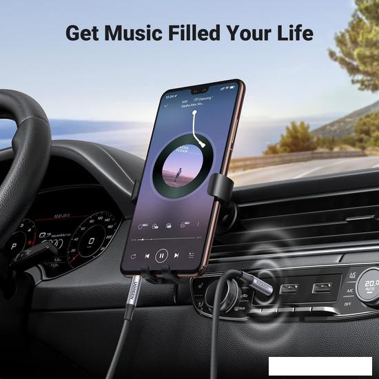 Кабель Ugreen AV183 10648 3.5 мм - 3.5 мм (1 м, черный)