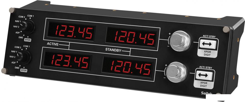 Оборудование для авиасимов Logitech G Saitek Pro Flight Radio Panel Оборудование для авиасимов Logitech G Saitek Pro Flight Radio Panel