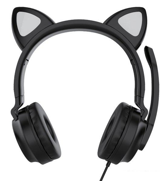 Наушники QUMO Game Cat (черный)