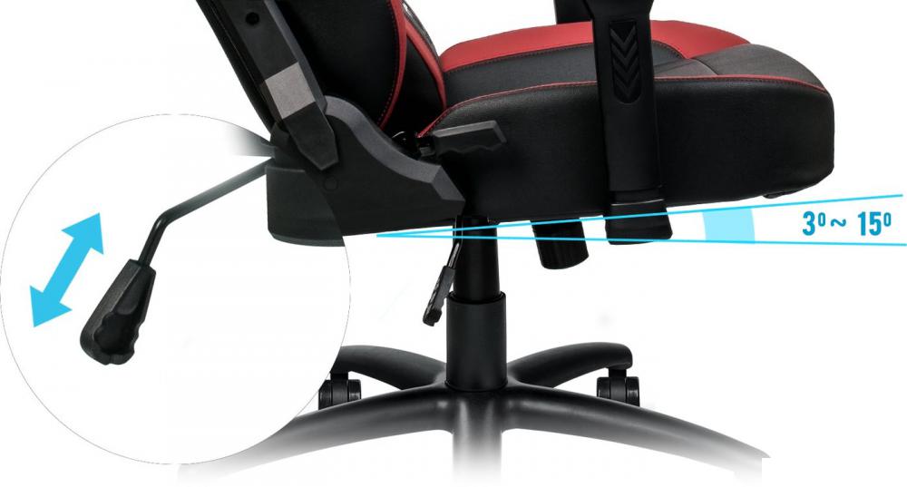 Игровое (геймерское) кресло Thermaltake U Fit GGC-UFT-BRMWDS-01 (черный/красный)