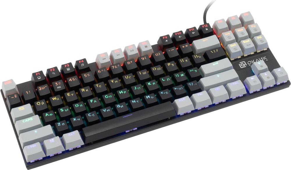 Клавиатуры Оклик K600X (черный/серый)