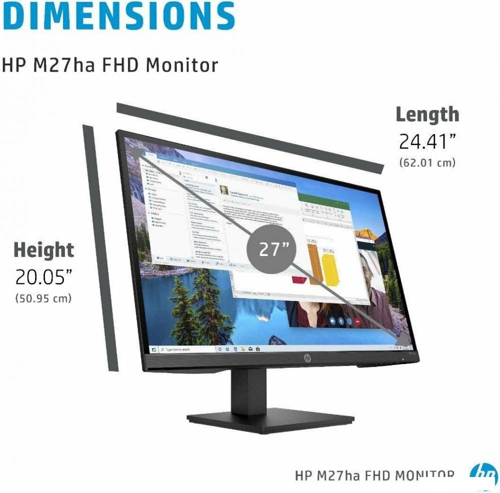 Монитор HP M27ha 35M57AA