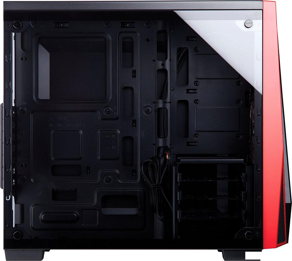 Корпус Corsair Carbide SPEC-04 (закаленное стекло, черный/красный)