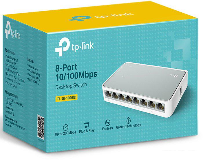 Неуправляемый коммутатор TP-Link TL-SF1008D V12