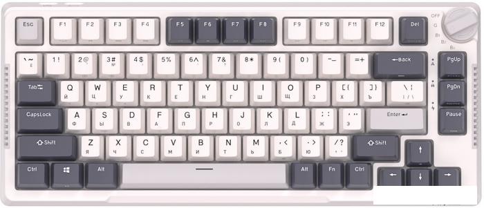 Клавиатура Royal Kludge RK-H81 RGB White Night (RK Blue)