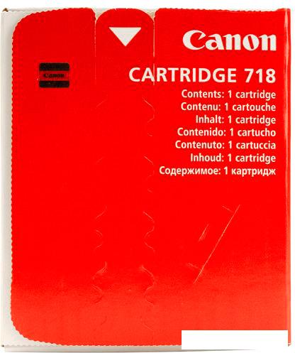 Картридж Canon 718 Cyan (2661B002AA)