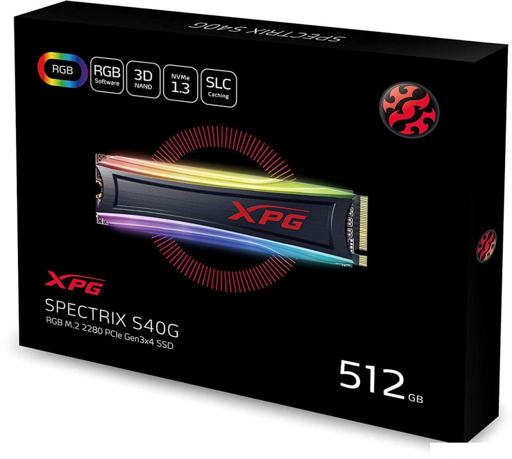 SSD ADATA XPG Spectrix S40G RGB 512GB AS40G-512GT-C