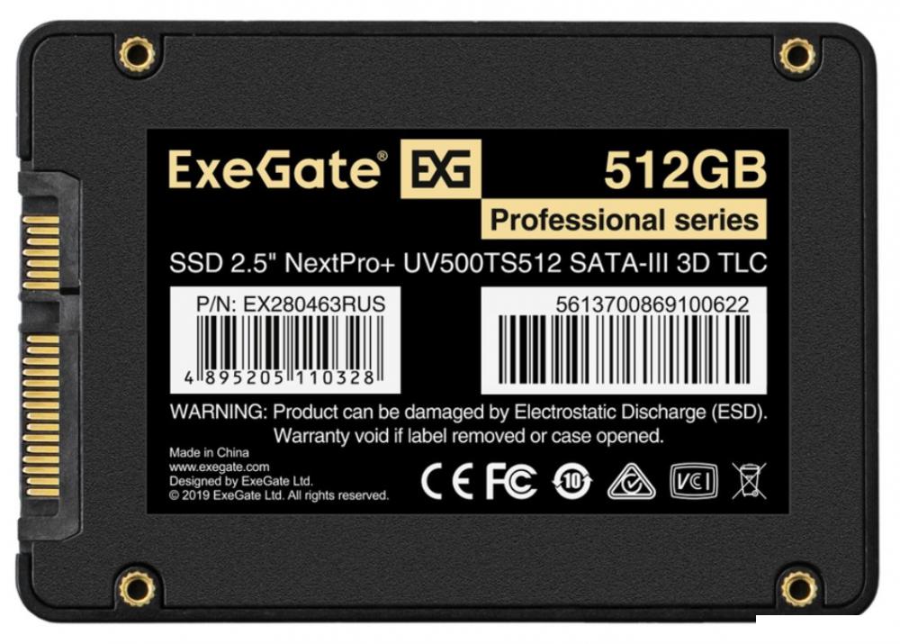 SSD ExeGate NextPro+ UV500TS512 512GB EX280463RUS