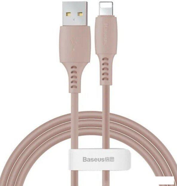 Кабель Baseus CALDC-04 USB Type-A - Lightning (1.2 м, розовый)
