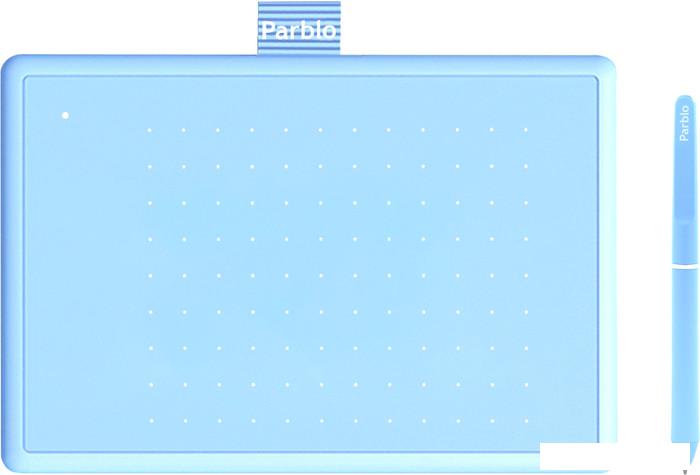 Графический планшет Parblo Ninos N4 (голубой)