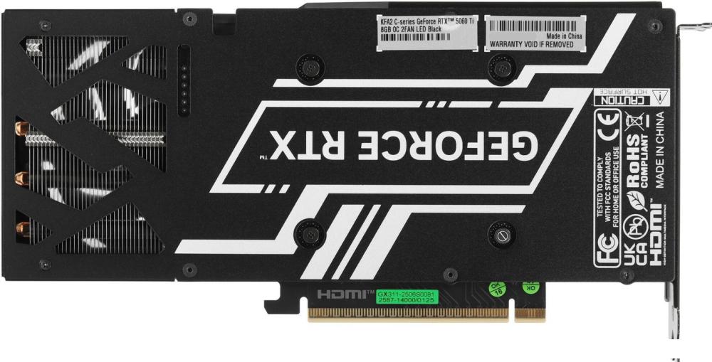 Видеокарта KFA2 GeForce RTX 5060 Ti C-Series OC 8GB 56ISN8MDABCK