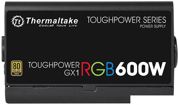 Блок питания Thermaltake Toughpower GX1 RGB 600W Gold TP-600AH2NKG