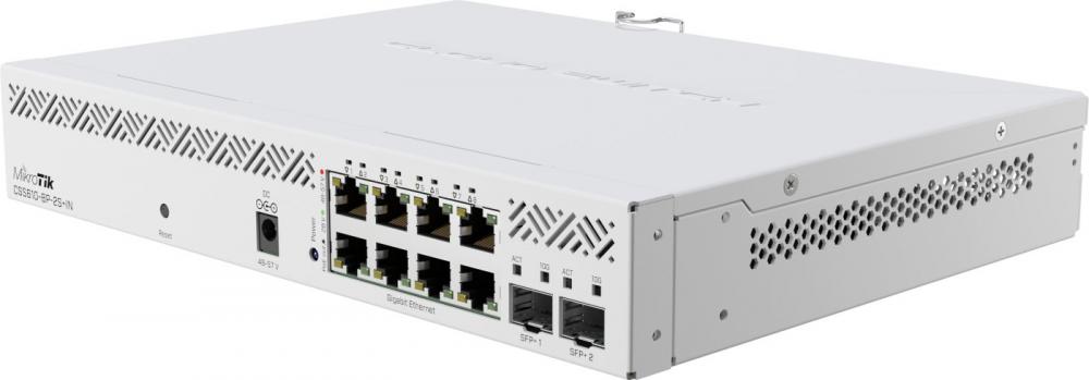 Управляемый коммутатор 2-го уровня Mikrotik CSS610-8P-2S+IN