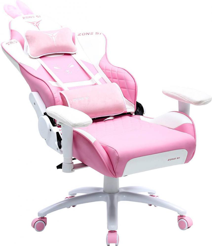 Кресло Zone51 Bunny (розовый/белый)