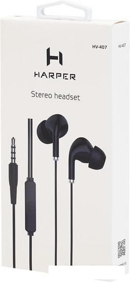 Наушники Harper HV-407 (черный)
