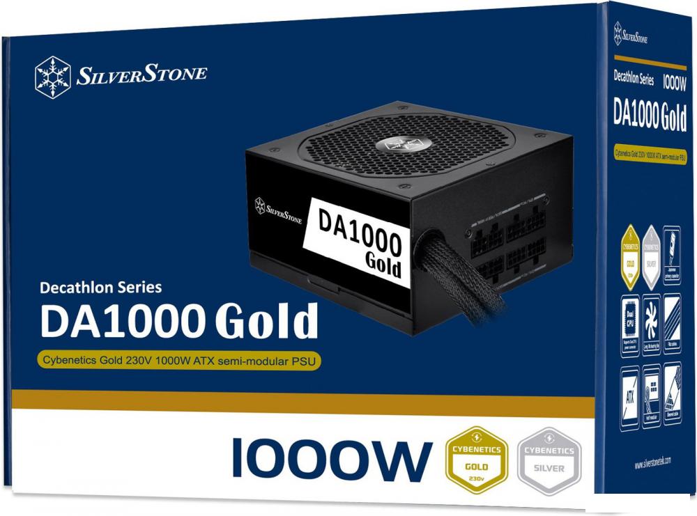 Блок питания SilverStone DA1000 Cybenetics Gold SST-DA1000-GH