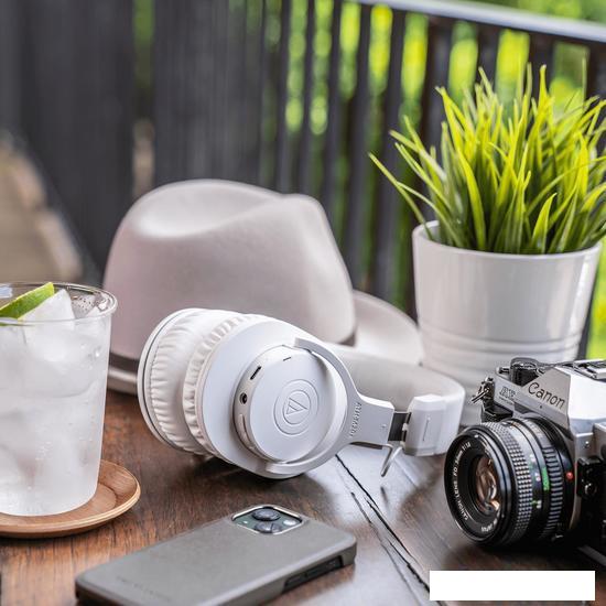 Наушники и гарнитуры Audio-Technica ATH-M20xBT (белый)