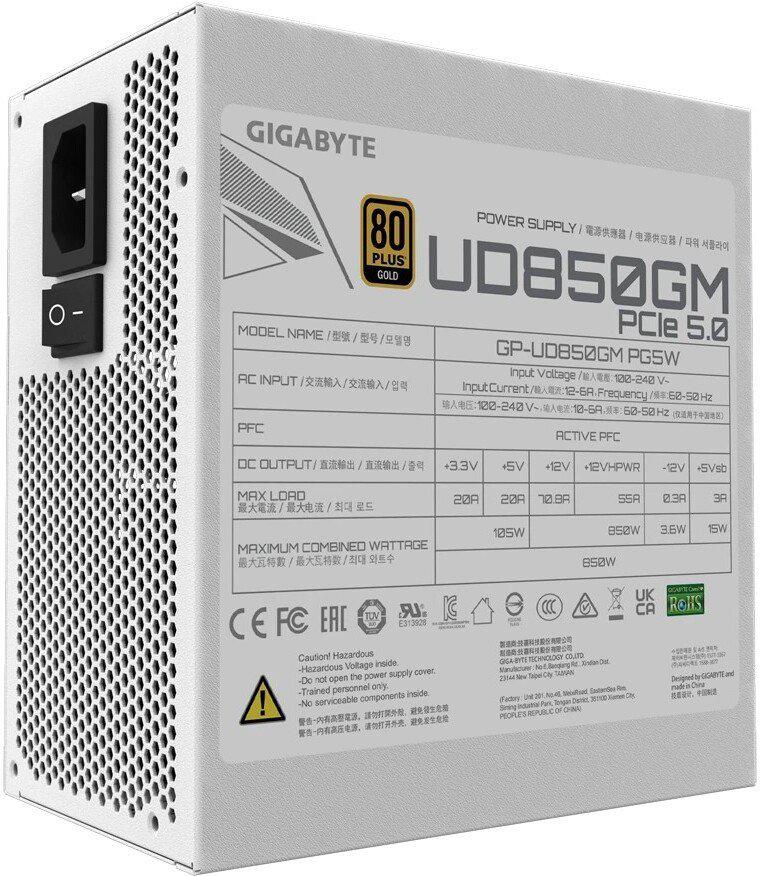 Блок питания Gigabyte UD850GM PG5W